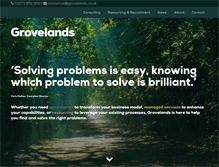 Tablet Screenshot of grovelands.co.uk